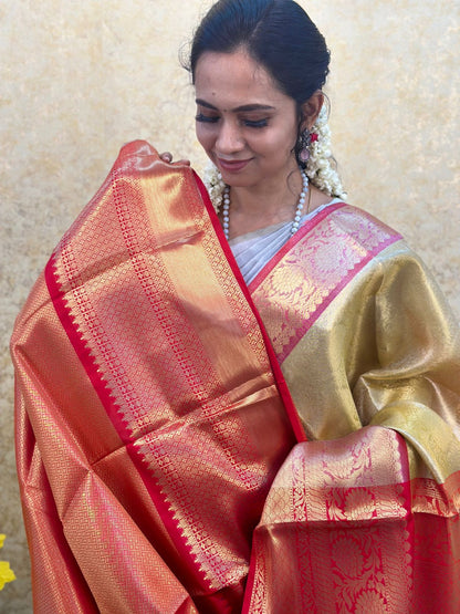 Banarsi tissue silk saree