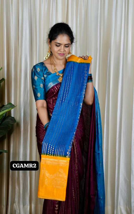 Chiffon saree🥳