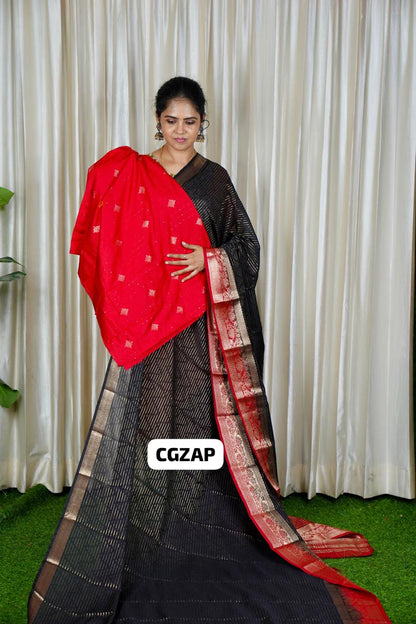 Mysore Crepe Silk Saree ❌