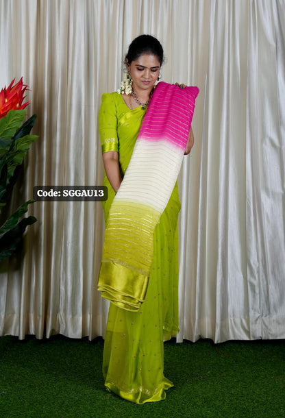 Colourful viscose Georgette  🥰