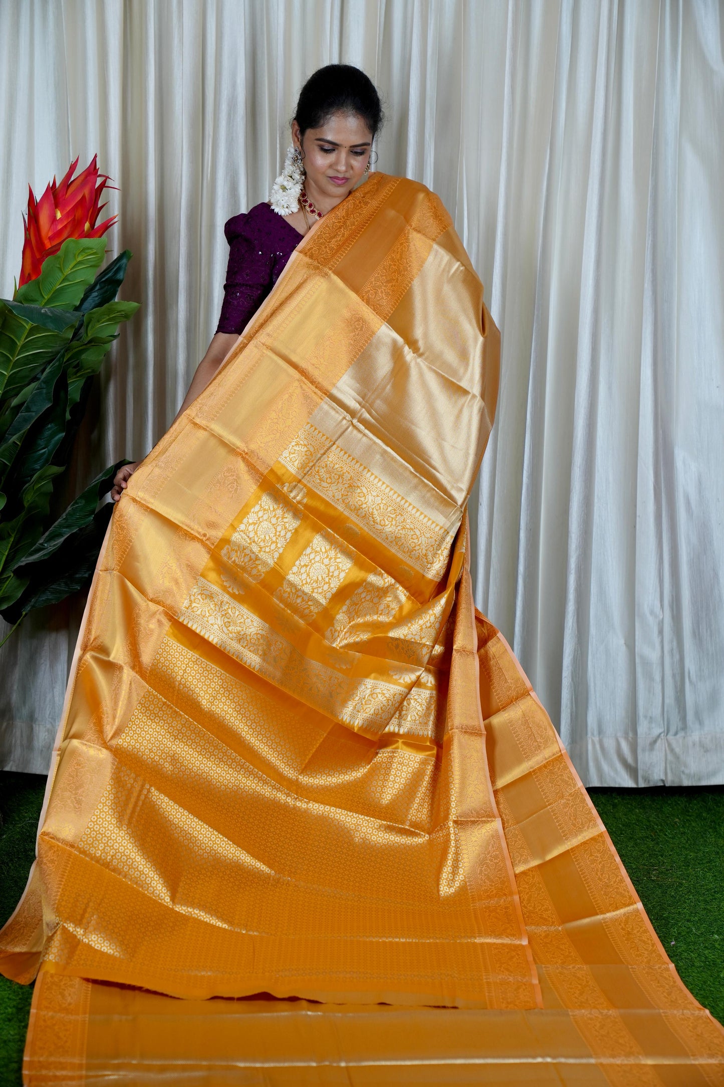 Kanchi semi silk(No animal figures)❌