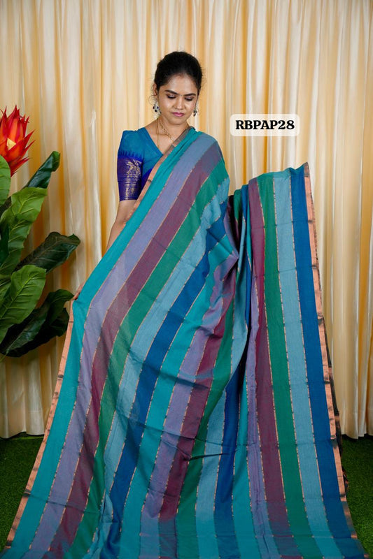 Handloom Kadhi Cotton Saree with Running Blouse🥳