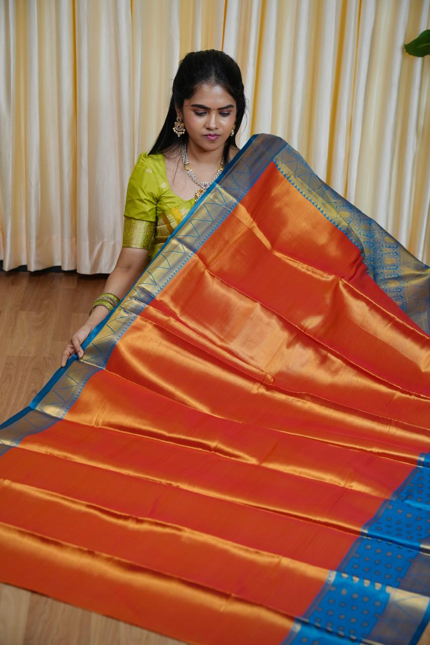 Kanchi semi silk saree 🥳