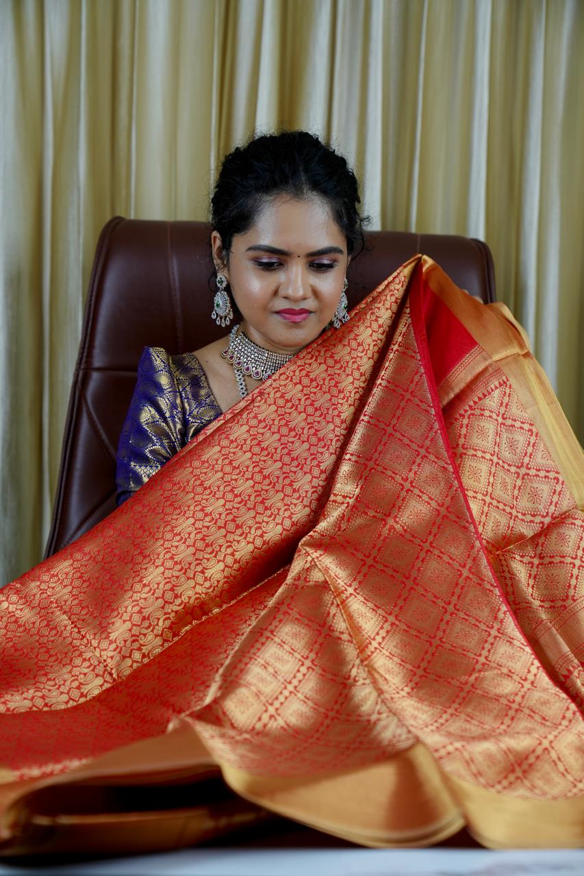 Aadi offer Kanchipuram inspired semi silk sarees 🥰🥳✅