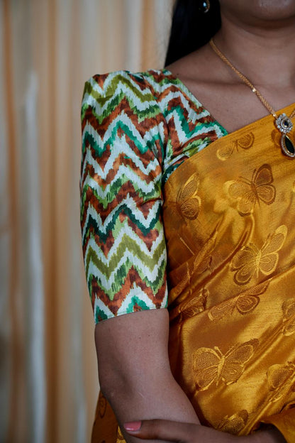 Shiny satin silk Saree Plus Contrast Blouse prebook🥳