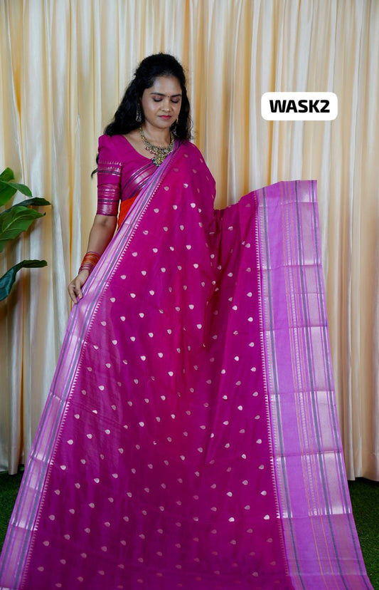 Premium warm silk saree 🥳