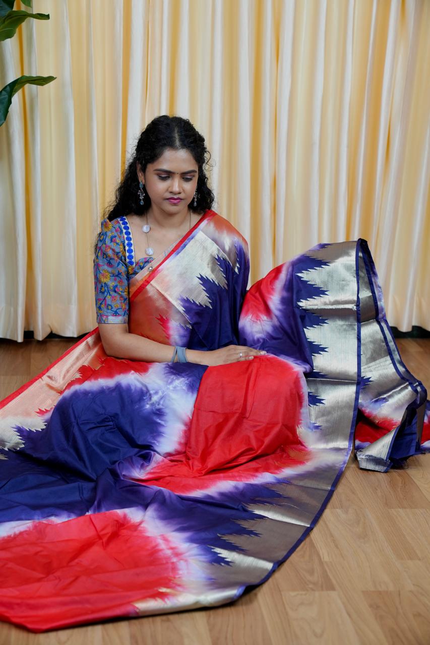Warm Silk Saree 🎁