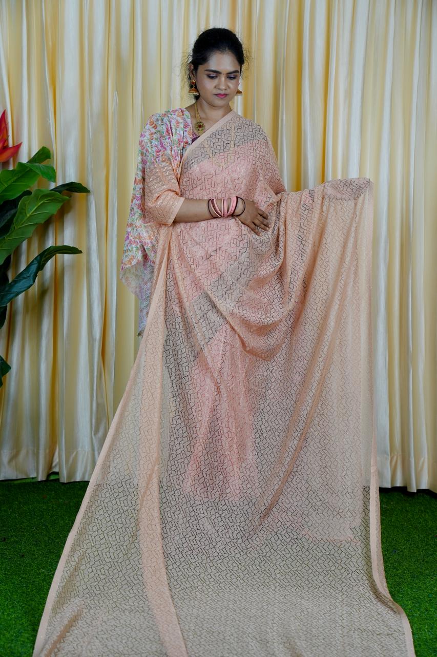 Designer net saree❌
