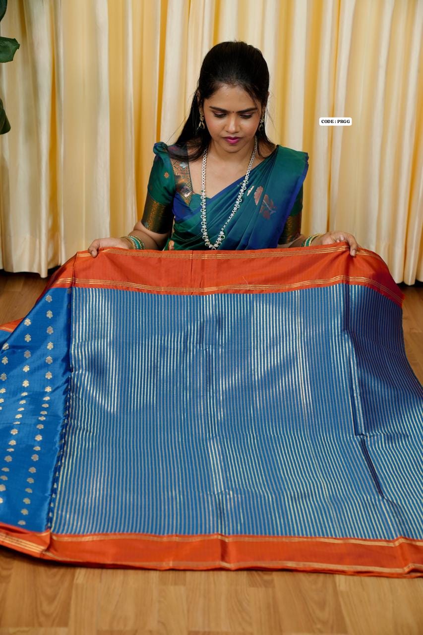 Kanchi soft silk saree🥰😎📚