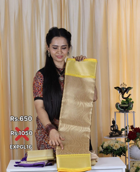 Aadi offer 🌹 golden saree 🤗