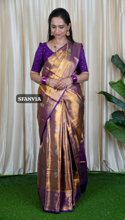 Bridal Kanchipuram Inspired Saree❌