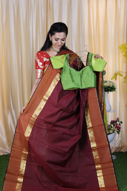VTV thrisha inspired semi silk cotton saree at offer price🥳✅