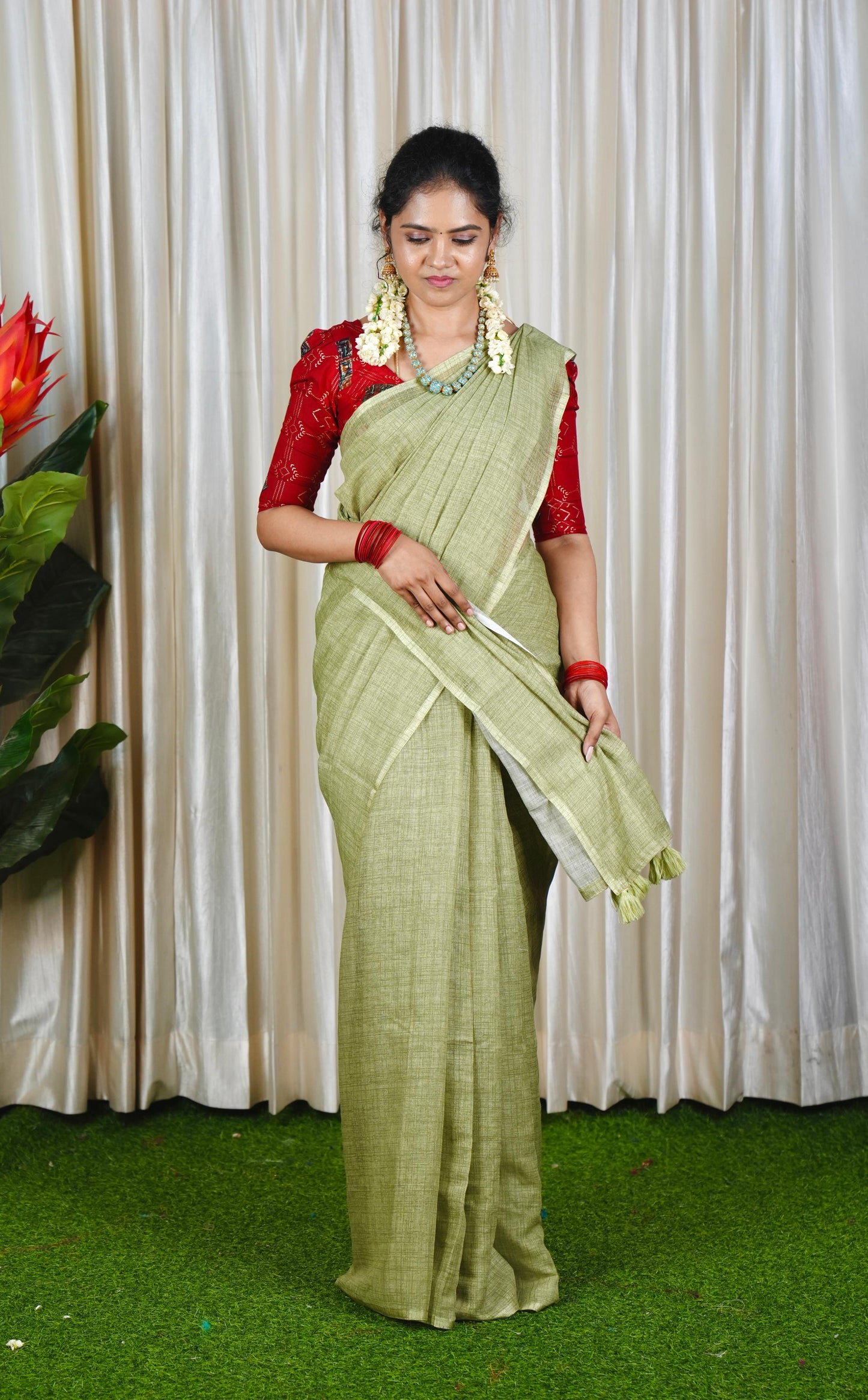 Kadhi Cotton with Kalamkari ❌