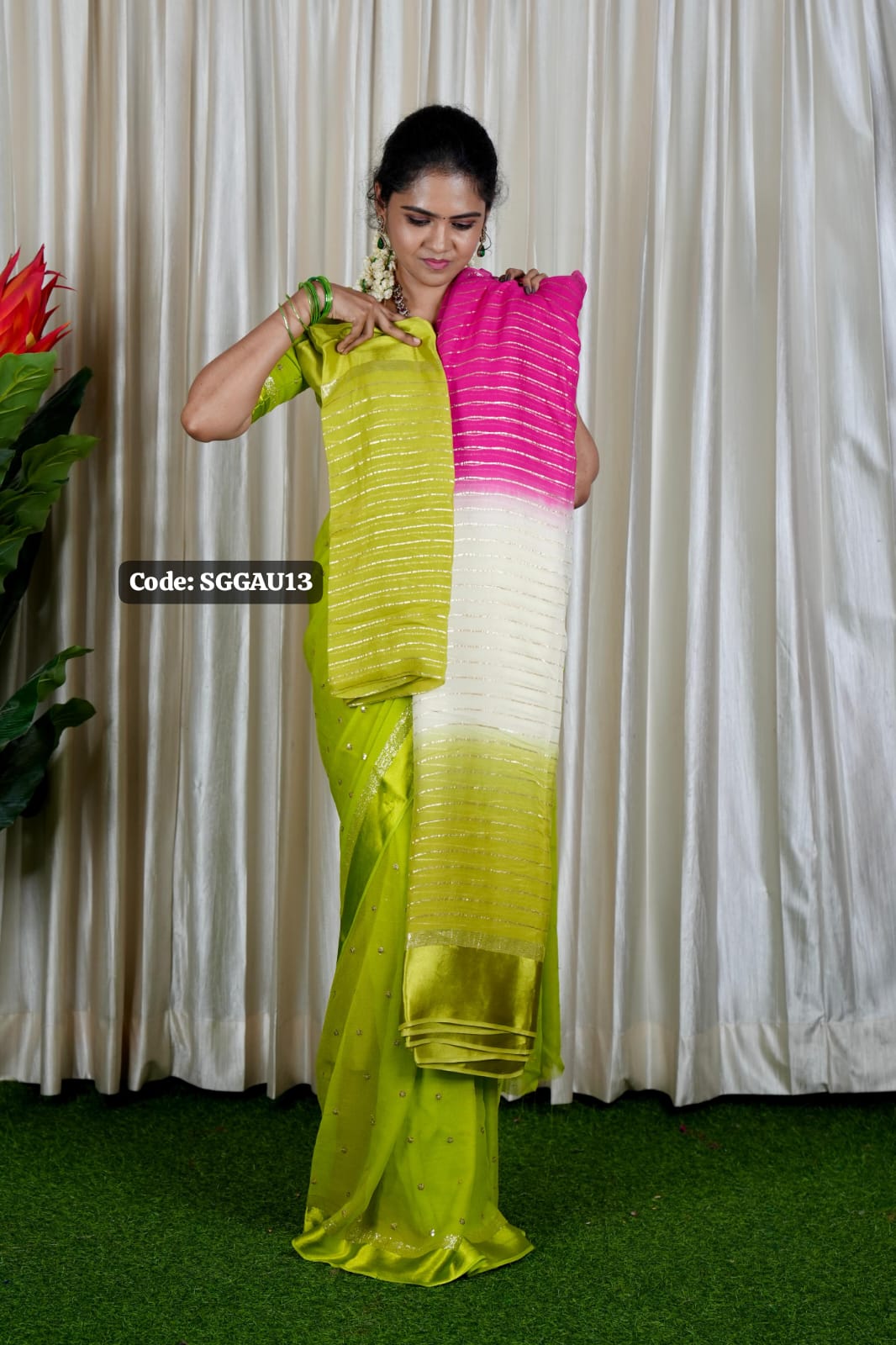Colourful viscose Georgette  🥰