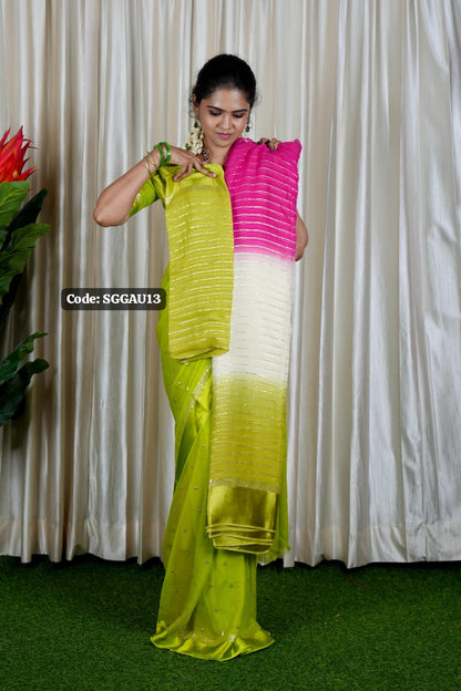 Colourful viscose Georgette  🥰