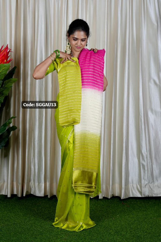Colourful viscose Georgette  🥰