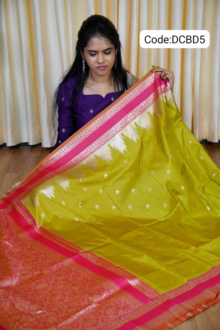 Kanchi Semi Silk Saree🥰😎📚