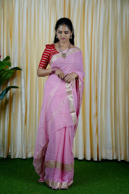 Viscose georgette saree🥳