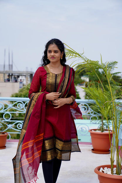 Premium kanchi cotton salwar (stitched)❌