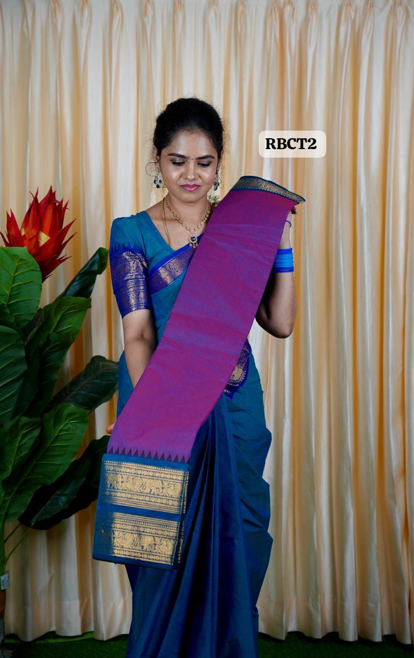 Kanchi Cotton Saree  ❌