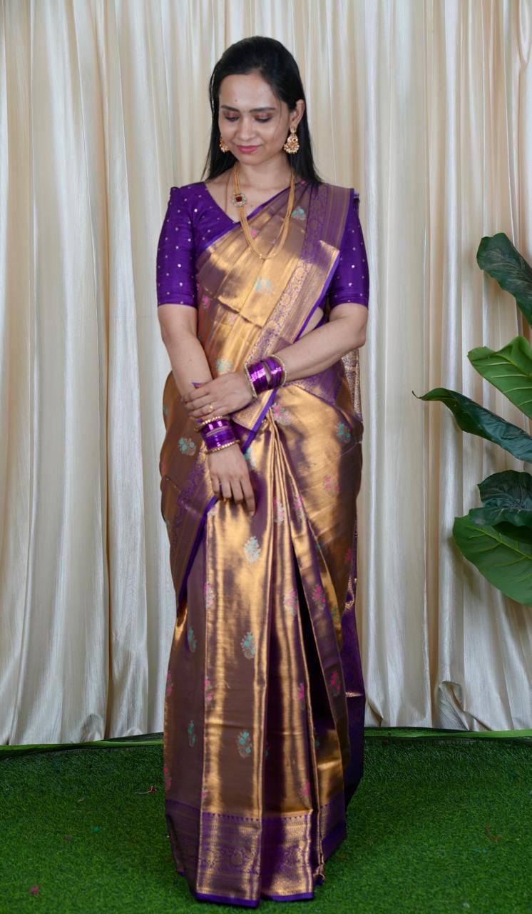Bridal Kanchipuram Inspired Saree❌