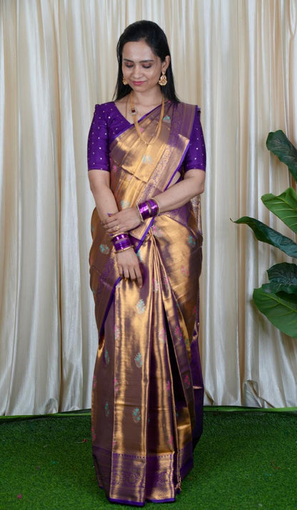Bridal Kanchipuram Inspired Saree❌