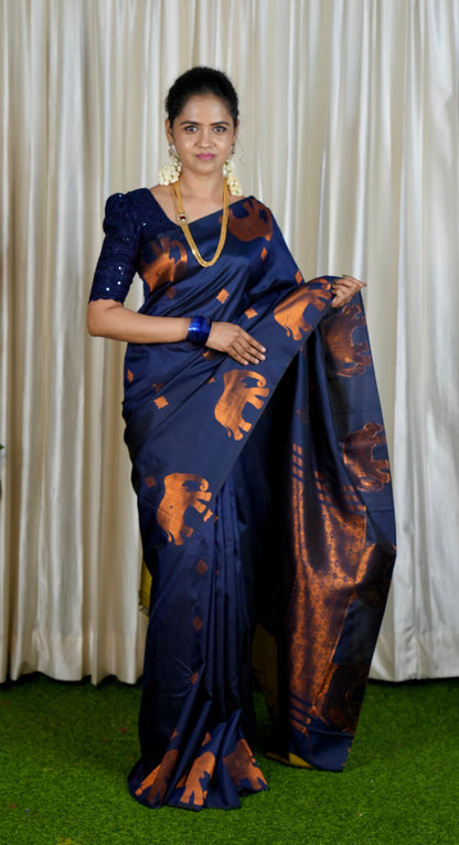 Mulberry soft silk saree🥳