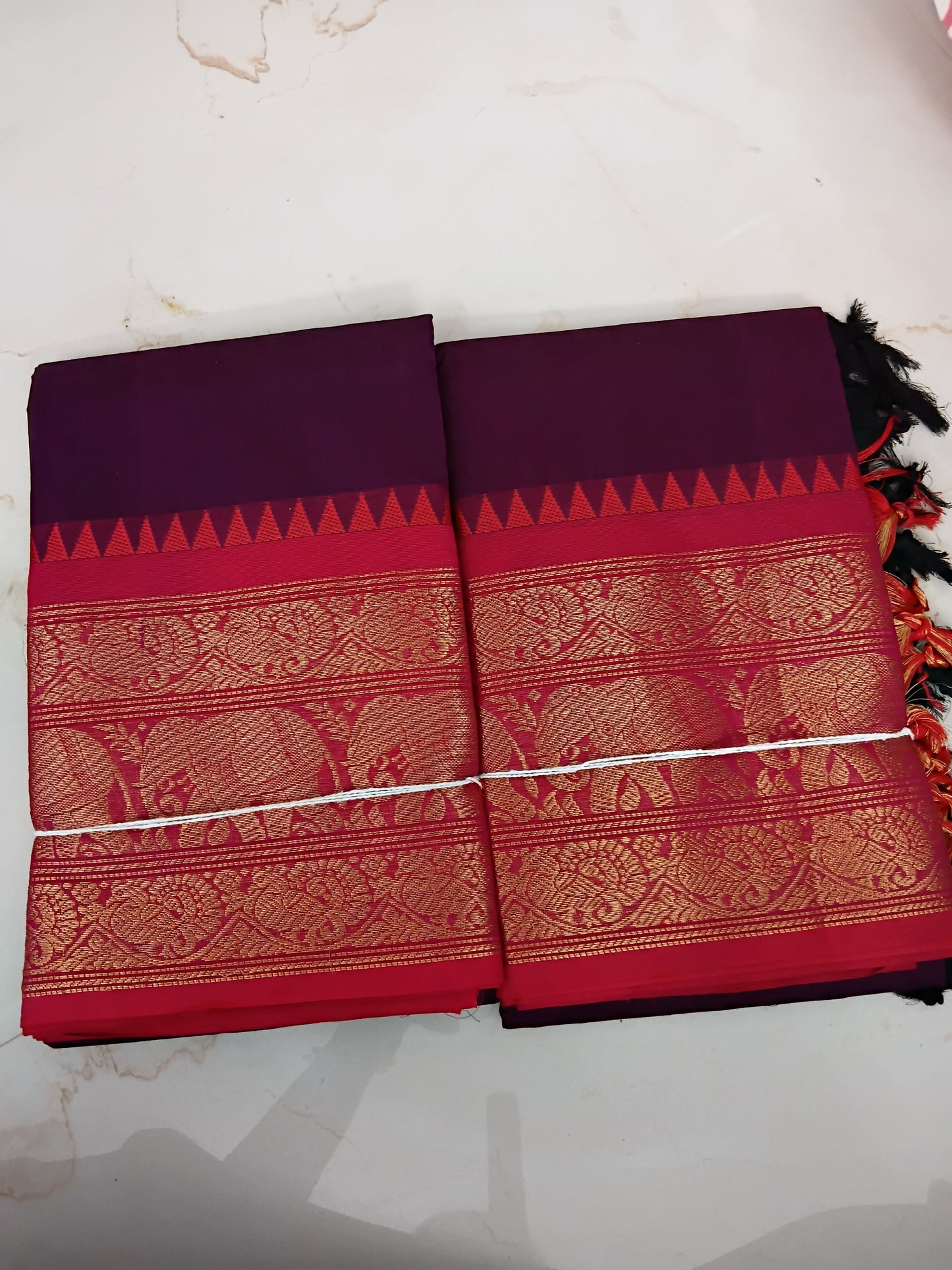 Premium Kanchi Cotton salwar top and dupatta stiched