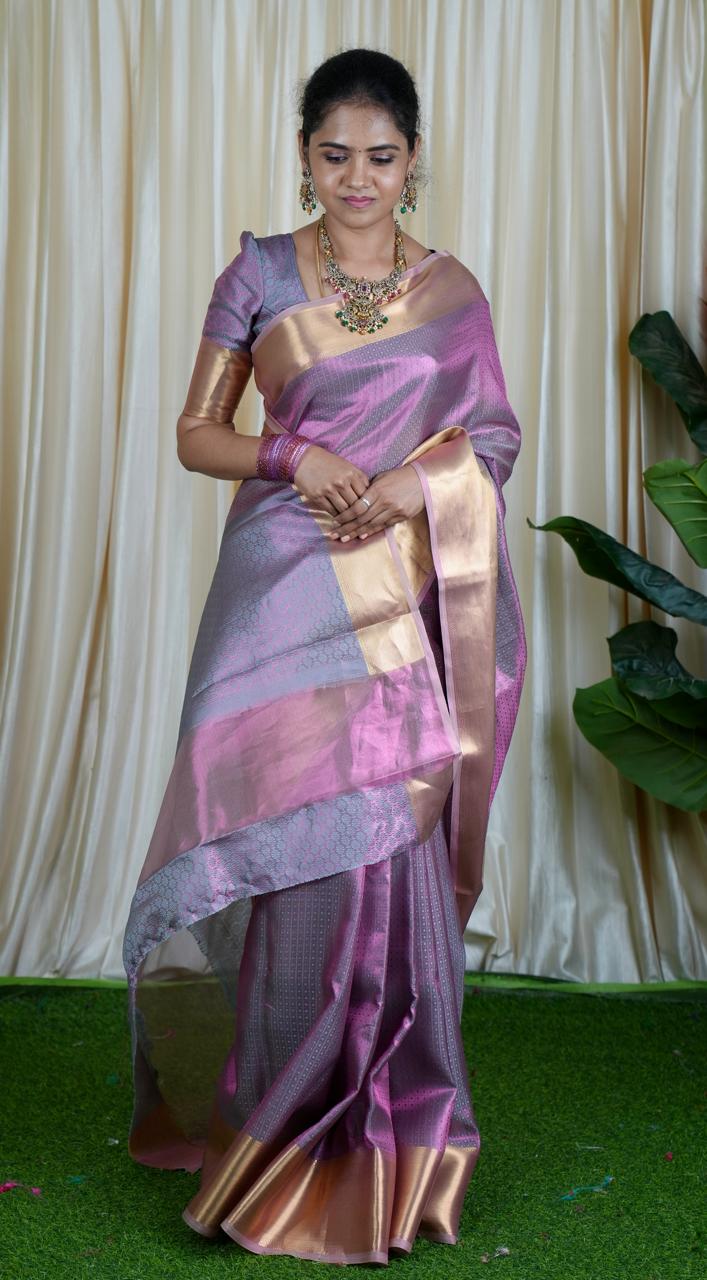 Soft Katan saree🍄🥳