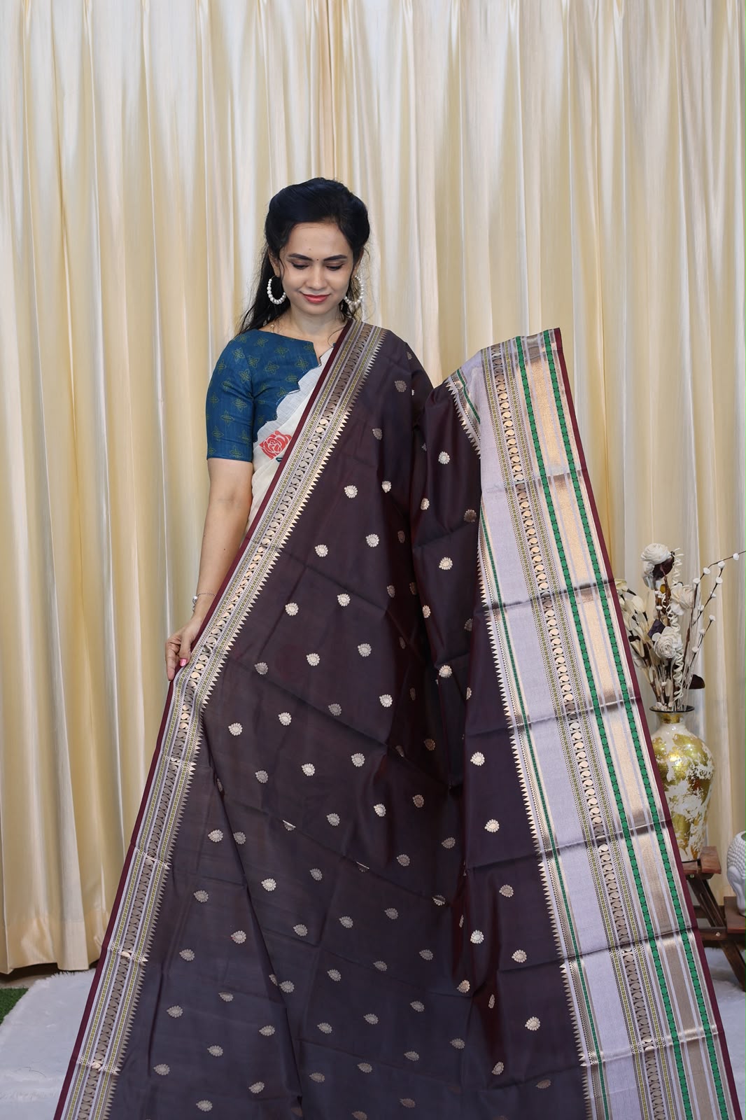 Semi Soft Silk saree😍🥳