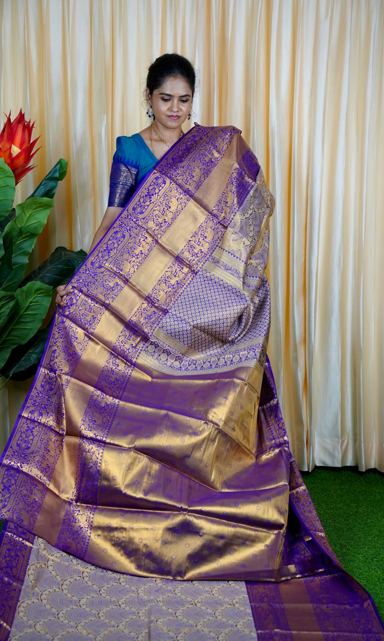 Kanchi Inspired Semi Silk sold🥳