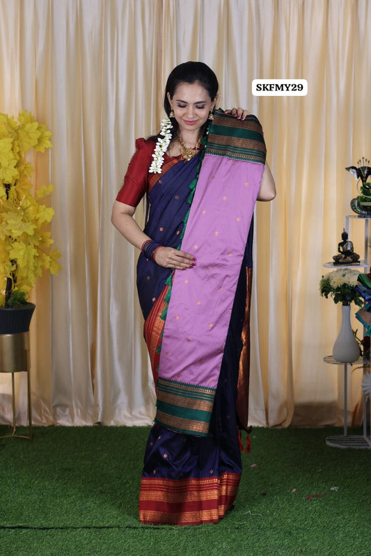 Kanchi semi soft silk saree🥳