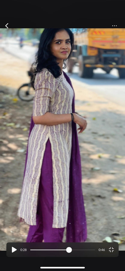 3pcs salwar set( un stitched)🥰🥳