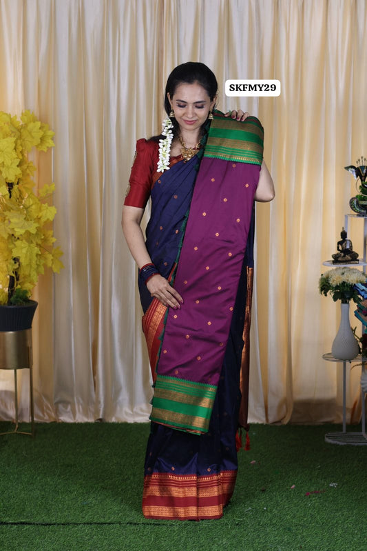 Kanchi Semi soft silk saree🥳