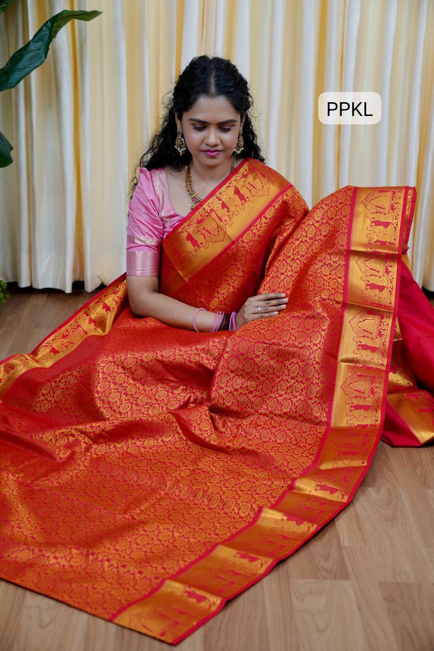Bridal Kanchi semi silk 🥳