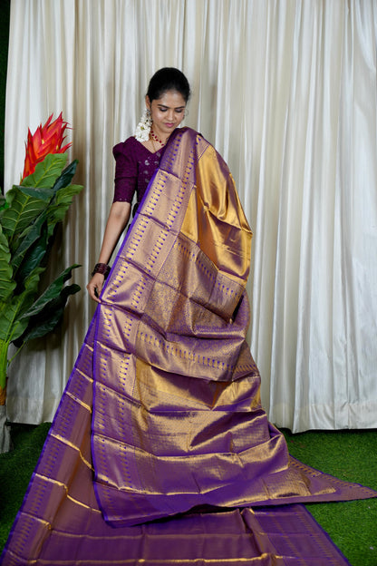Kanchipuram semi silk saree🥳
