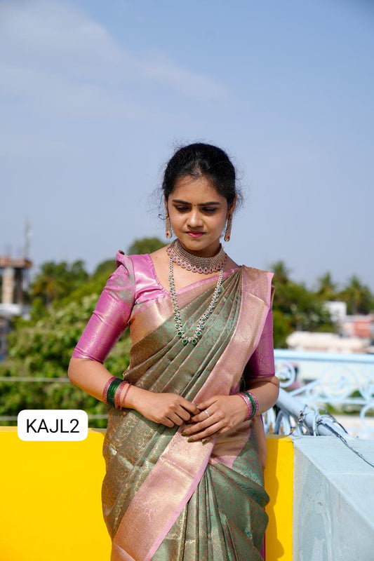 Premium soft katan saree 🥳