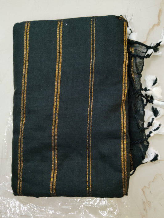 Kadhi cotton saree with zari weaving 📷