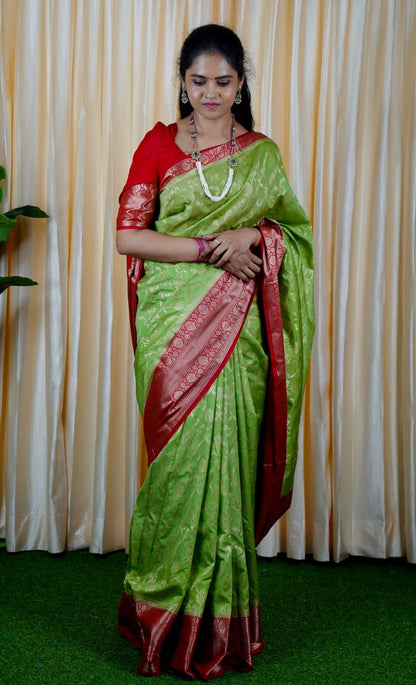 Banarasi semi silk sarees 🥰🥳