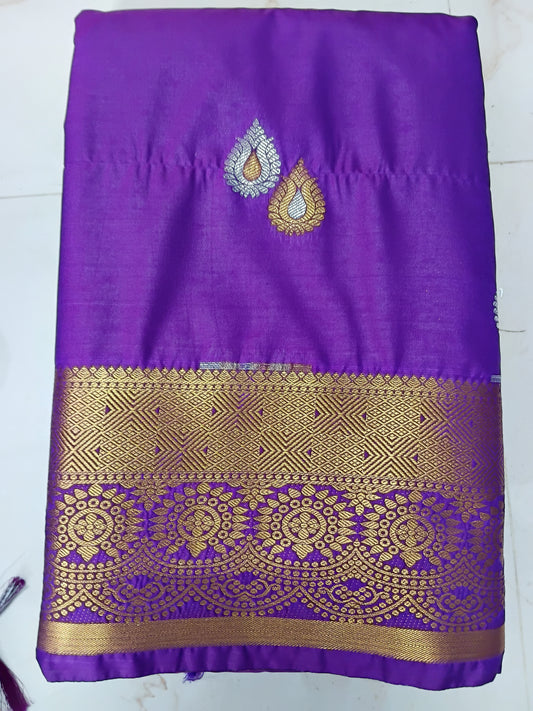 Premium Bridal semi silk saree