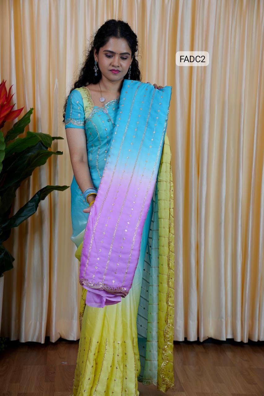 Space Silk Saree 🎁