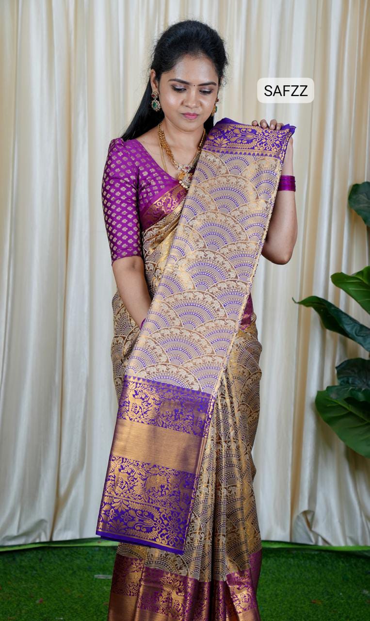 Kanchi Inspired Semi Silk sold🥳