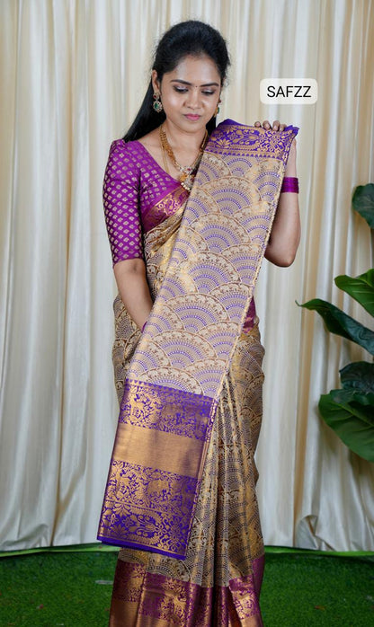 Kanchi Inspired Semi Silk sold🥳