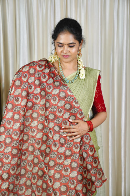 Kadhi Cotton with Kalamkari ❌