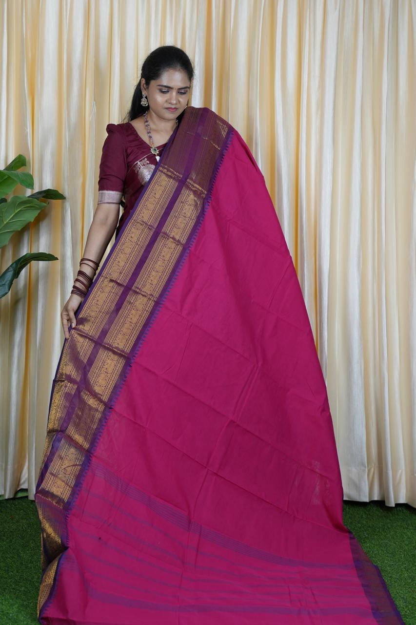 Kanchi Cotton Saree prebook❌