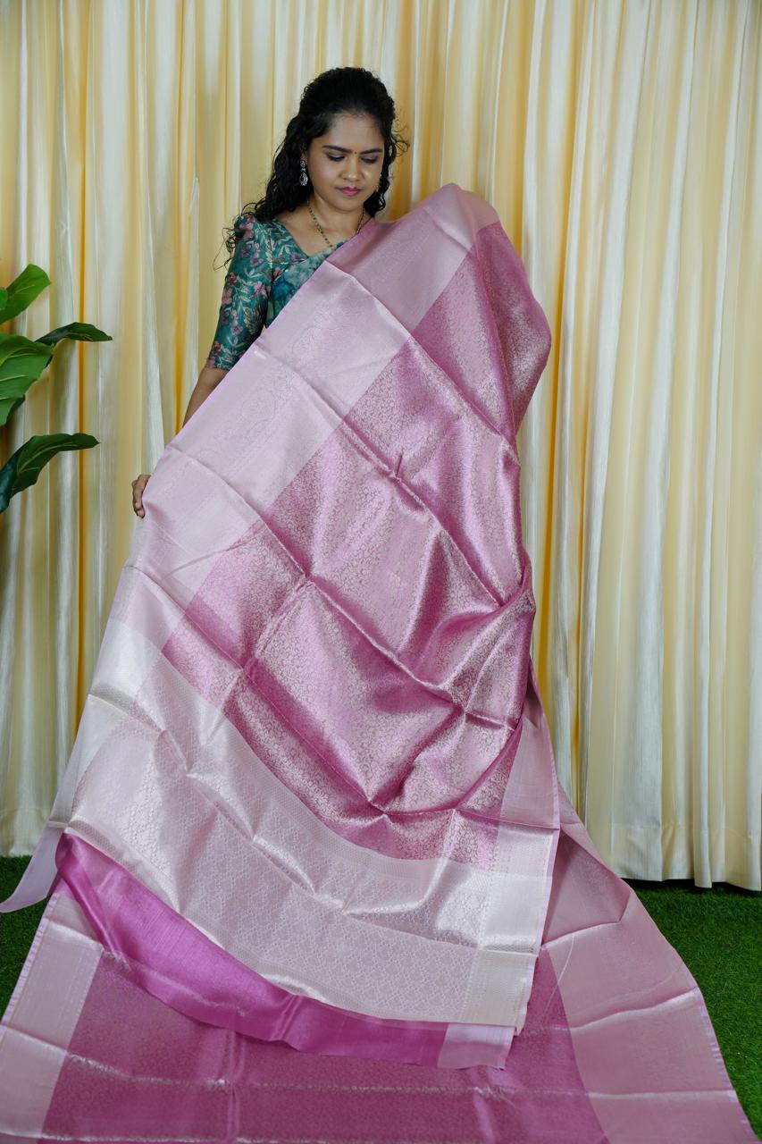 Premium bridal katan tissue saree ❌
