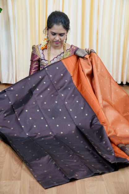 Gadwal semi silk saree🥰😎📚