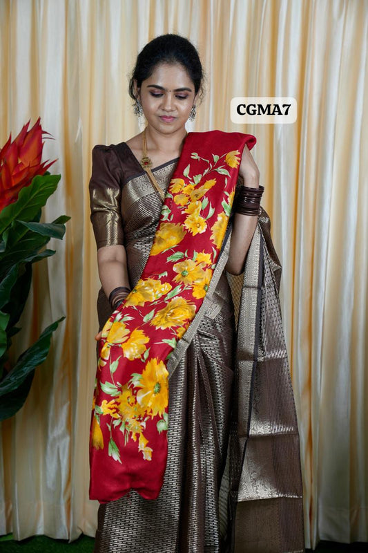 Daily Wear Chiffon Saree ❌