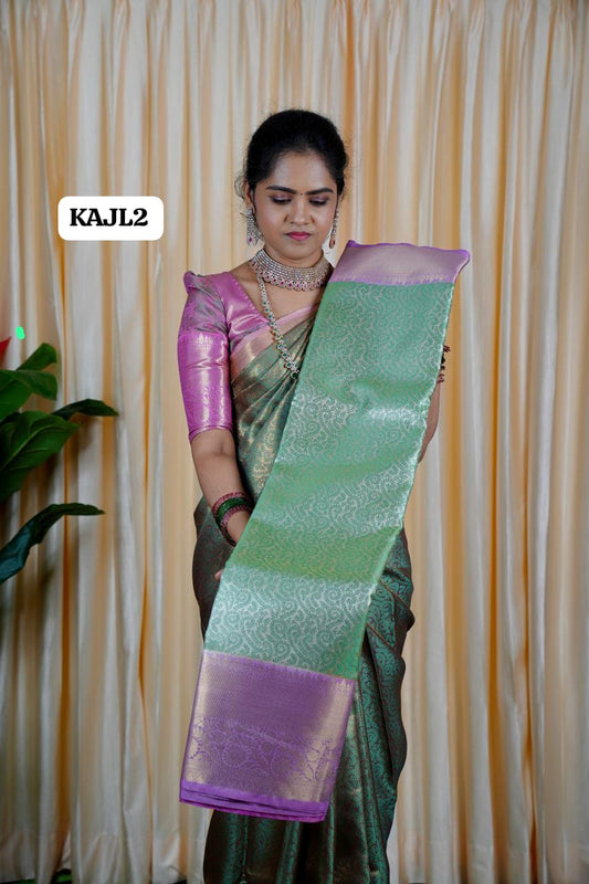 Premium soft katan saree 🥳