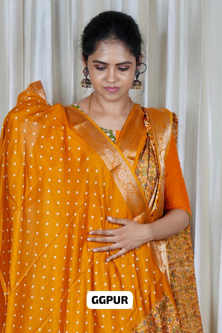 Premium Crape Dola Silk Fabric 🥳